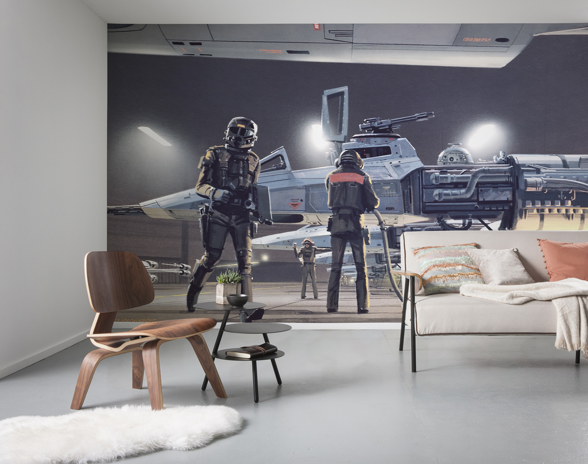 Star Wars Vlies Fototapete "Star Wars Classic RMQ Yavin Hangar"