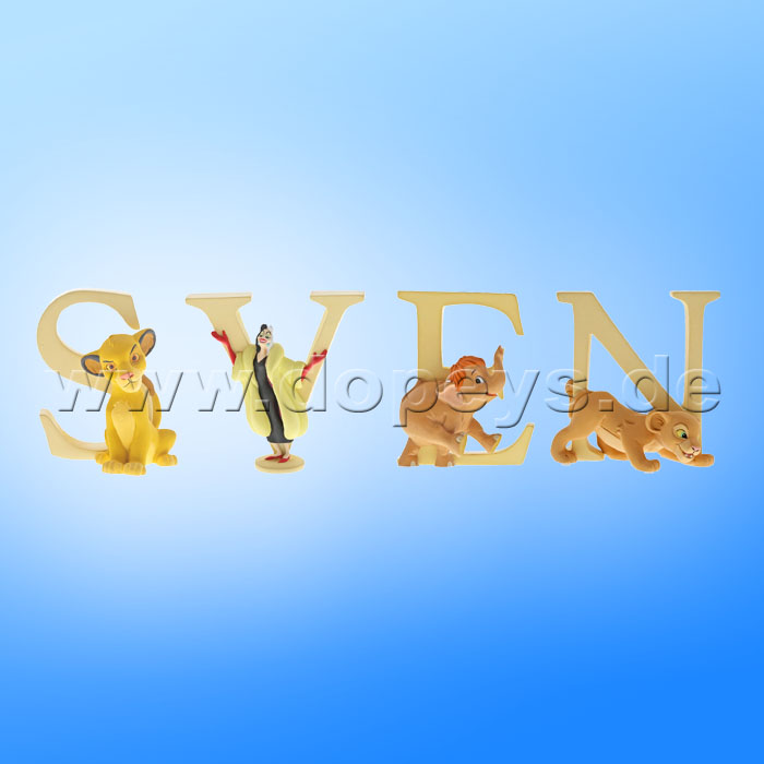 Enchanting Disney Collection - Letter "S" - Simba figurine by Enesco A29564