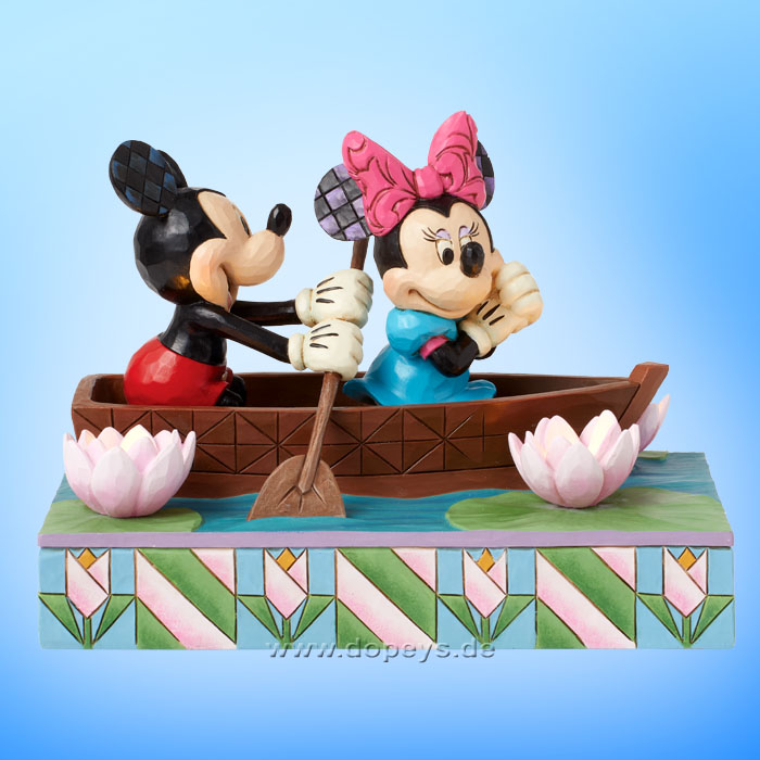 Disney Traditions - Mickey & Minnie in a Rowboat LED (Row-mance is in the Air) figurine by Jim Shore 6016328