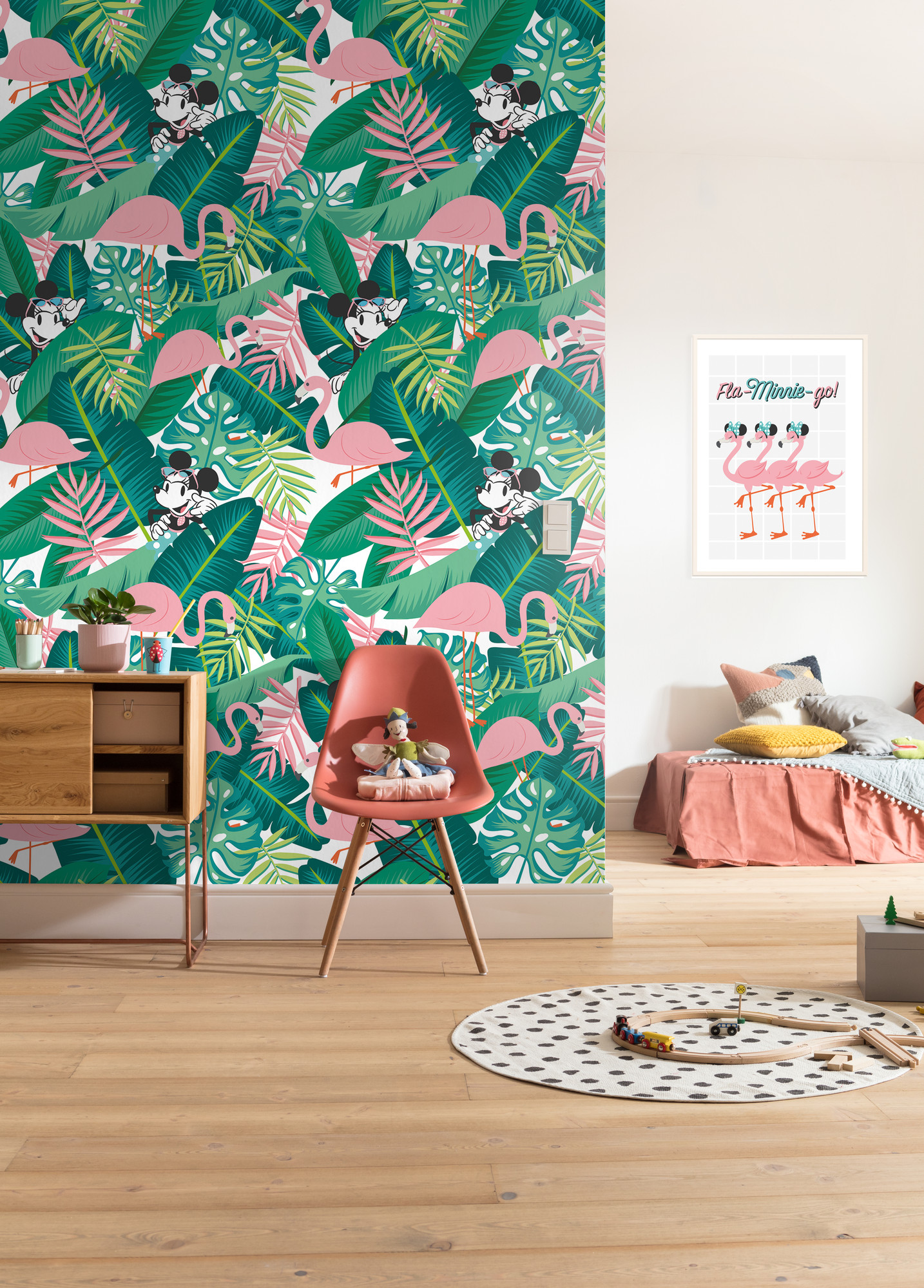 Disney Vlies Fototapete Minnie Maus "Minnie Tropical"