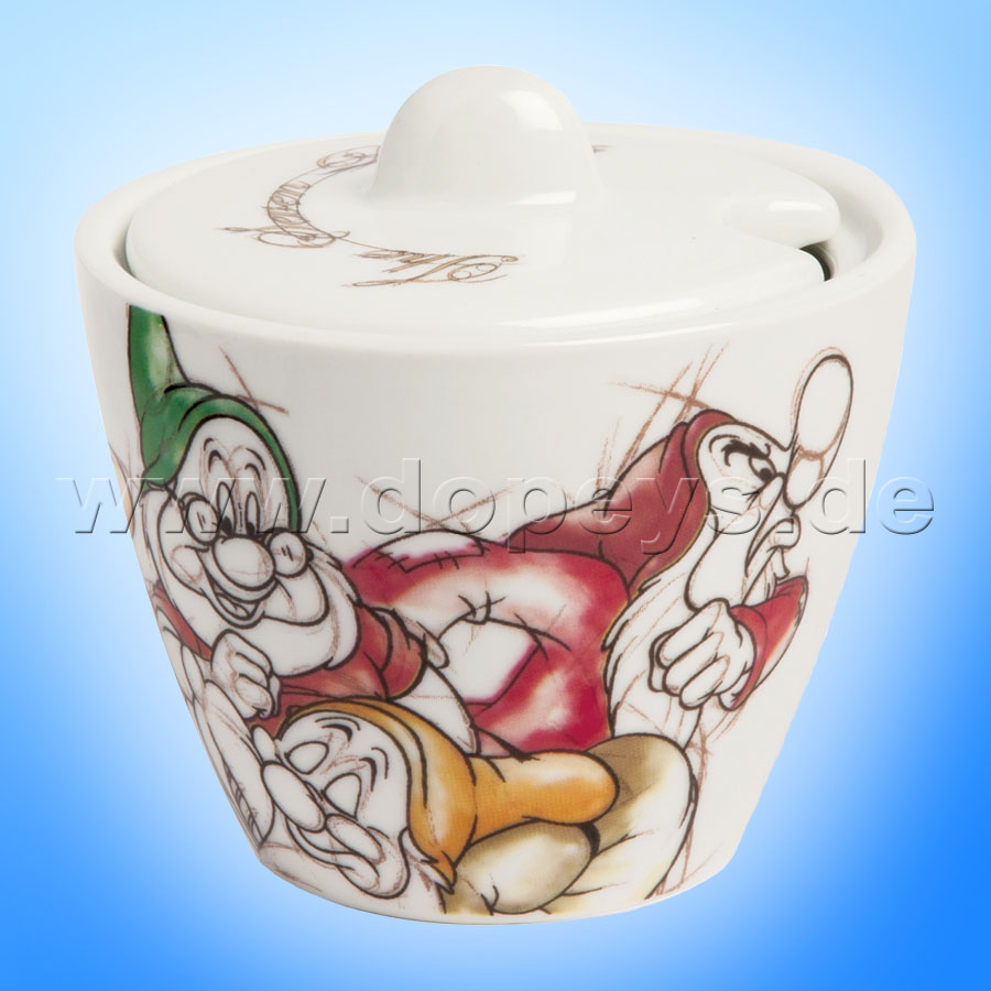 Disney Sugar Bowl "Seven Dwarfs" in Italian Design, 20 cl