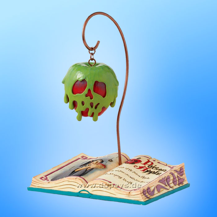 Disney Traditions Figur - Vergifteter Apfel Märchenbuch (Schneewittchen) (Apple-solutely Poisonous/Wicked) von Jim Shore 6016597