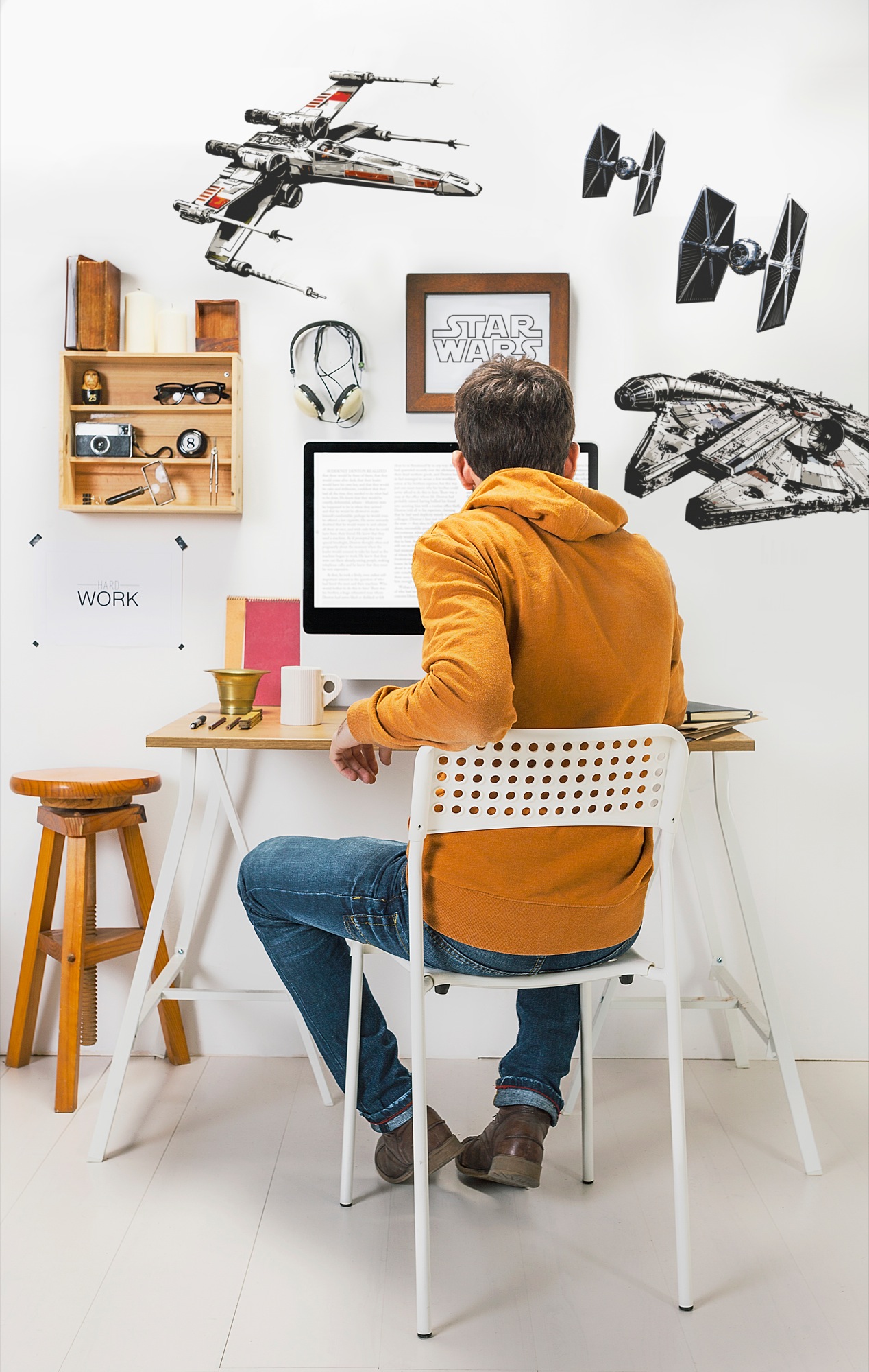 Star Wars Wandsticker / Wandaufkleber "Spaceships"