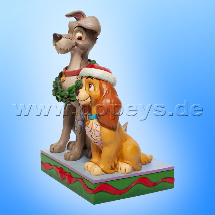 Disney Traditions - Decked out Dogs (Susi und Strolch feiern Weihnachten) von Jim Shore 6007071