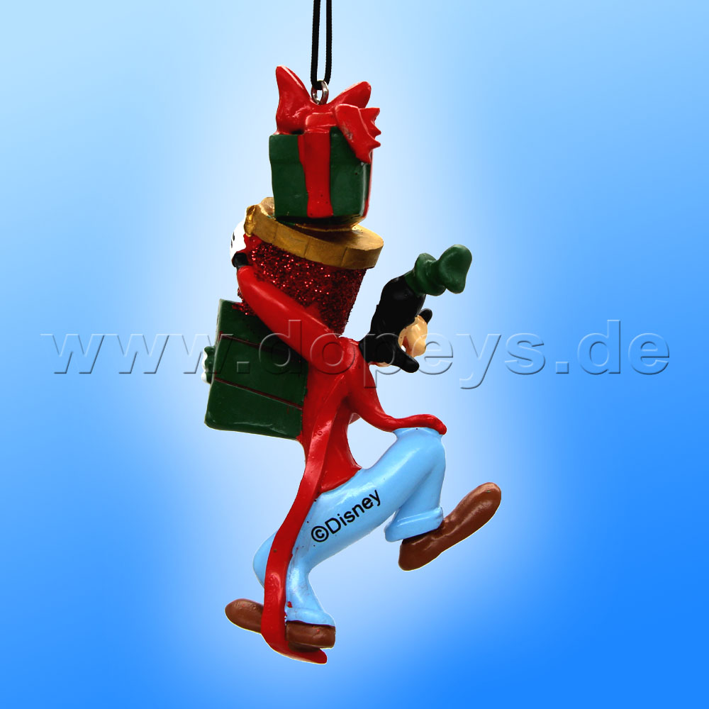 Kurt S. Adler - Disney "Happy Holidays" Goofy with Gifts Hanging Ornament DN37056