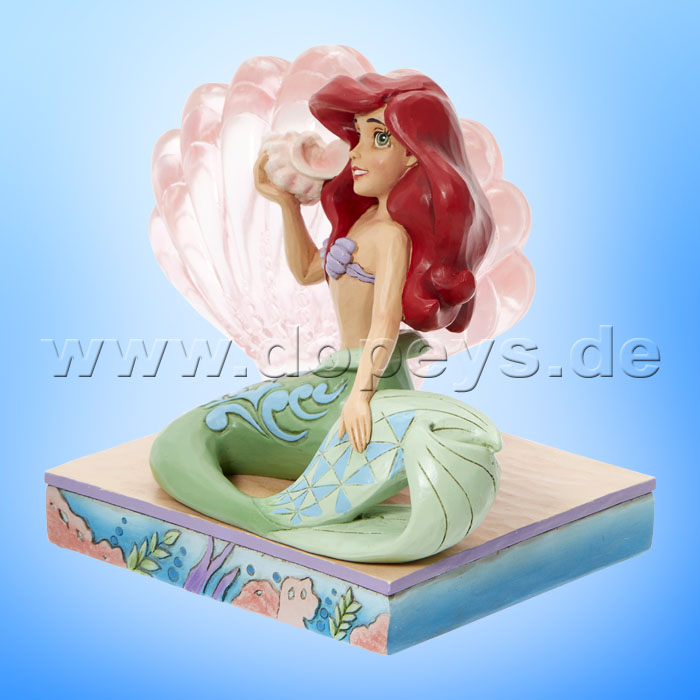 Disney Traditions - Ariel with Clear Resin Shell (A Tail of Love) figurine by Jim Shore 6011923