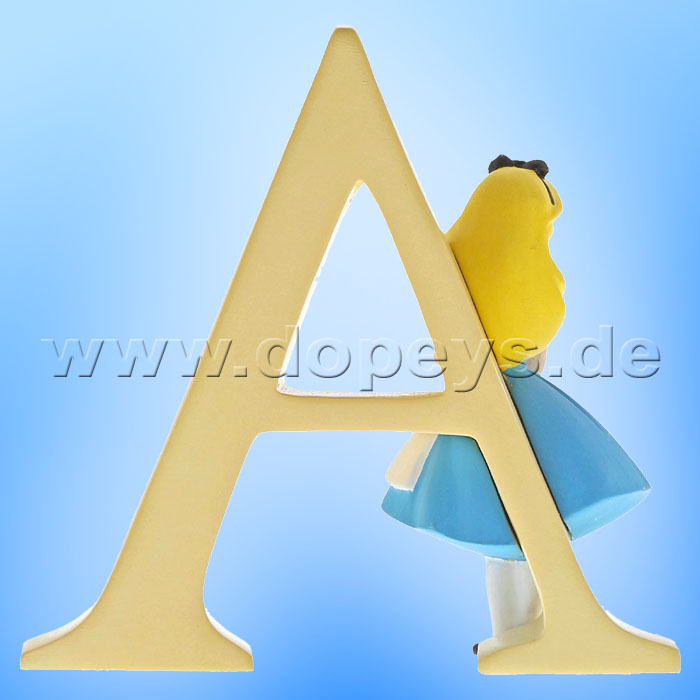 Enchanting Disney Collection - Letter "A" Alice in Wonderland figurine by Enesco A29546