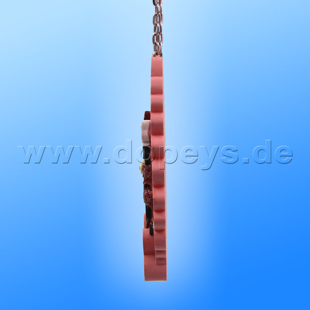 Kurt S. Adler - Disney "Minnie Maus" Pink 3D-Relief Weihnachtsanhänger / Ornament DN32002