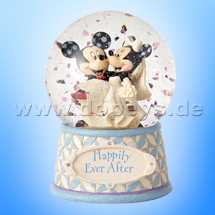 Disney Traditions - Happily Ever After (Mickey & Minnie Wedding Waterball) figurine by Jim Shore 4059185