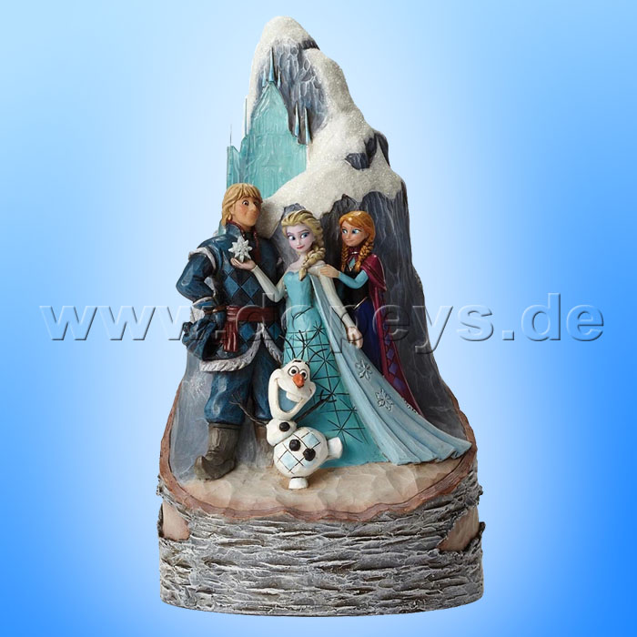 Disney Traditions / Jim Shore Figur von Enesco."Worth Melting For (Die Eiskönigin Birken-Baumstamm)" 4048651.