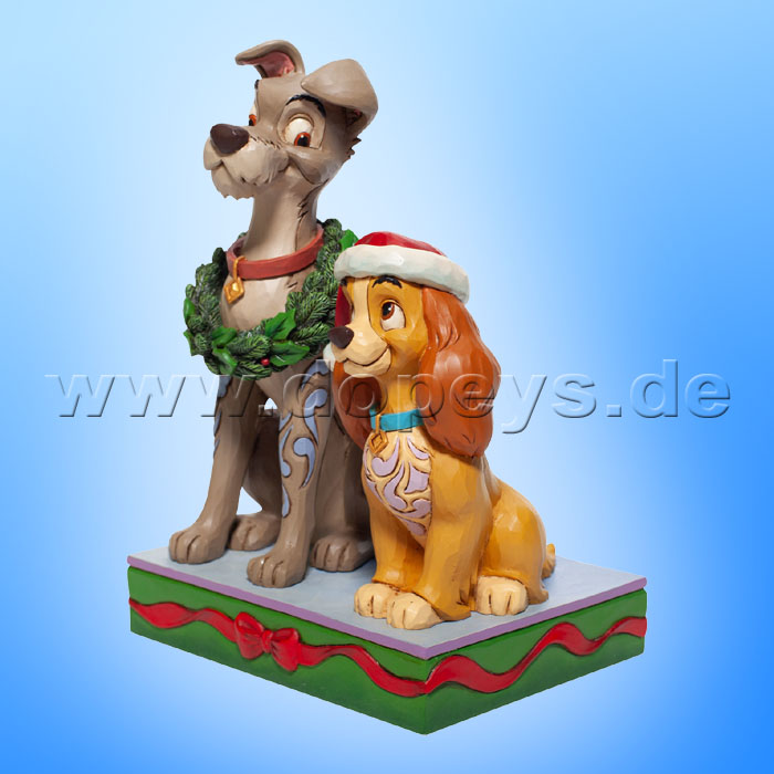 Disney Traditions - Decked out Dogs (Susi und Strolch feiern Weihnachten) von Jim Shore 6007071