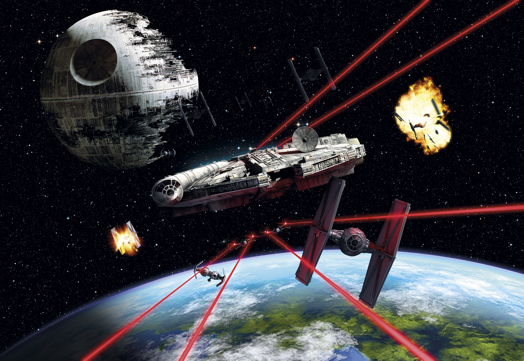 Star Wars Fototapete "Star Wars Millennium Falcon"