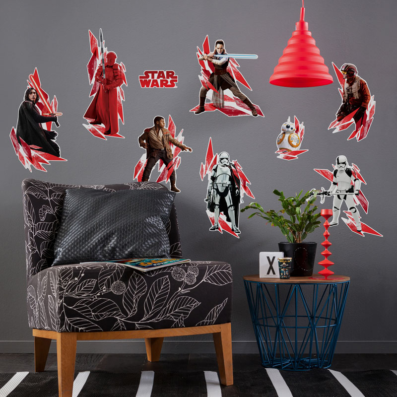 Star Wars Wandsticker / Wandaufkleber "The Last Jedi"