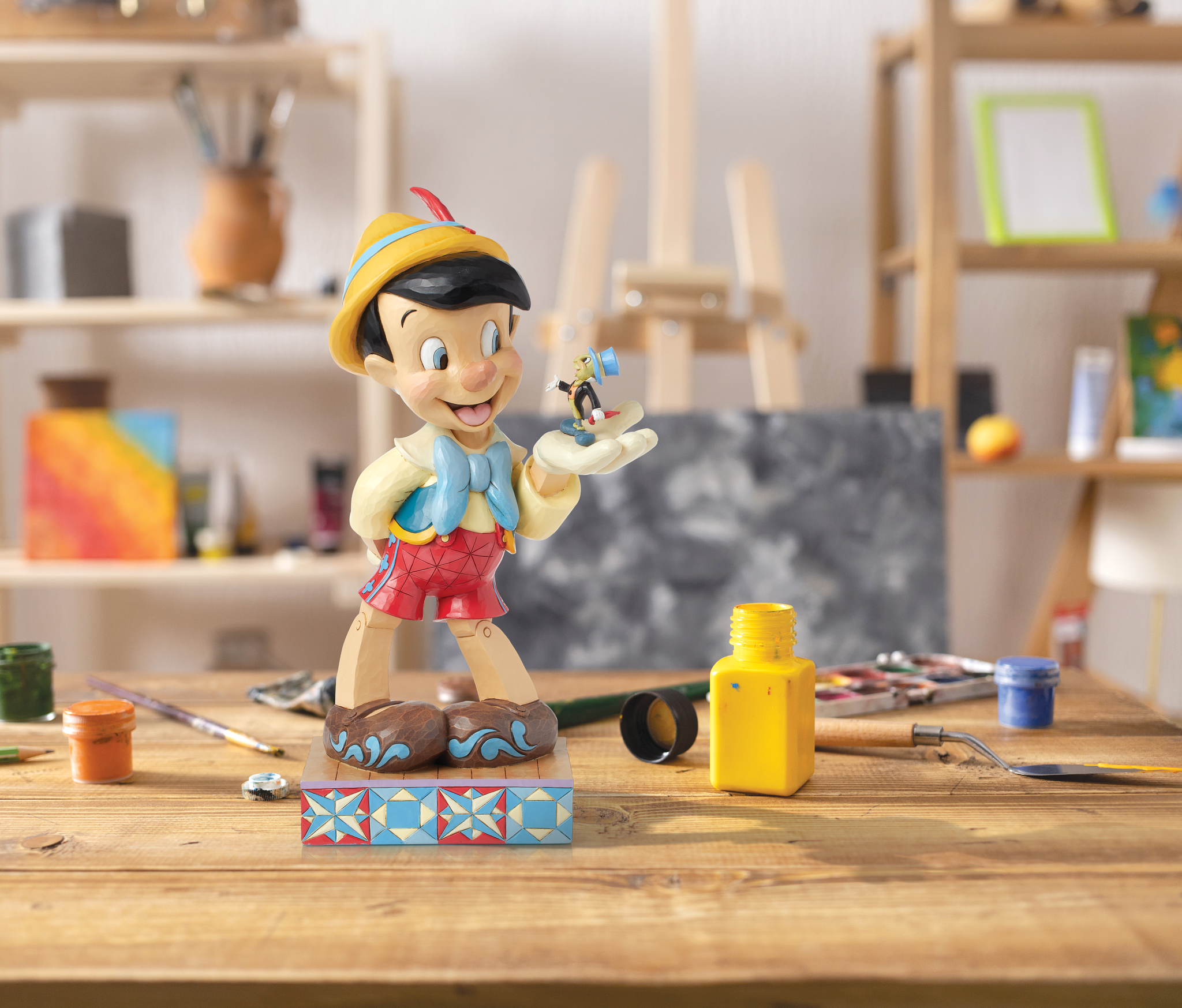 Disney Traditions Figur - Pinocchio XL (When Dreams Come to Life), sehr groß von Jim Shore 6016348