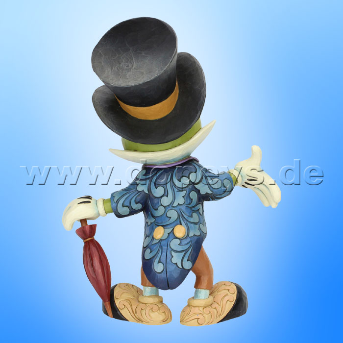 Cricket's the Name. Jiminy Cricket (Jiminy Grille, sehr groß) Figur von Disney Traditions / Jim Shore - Enesco 6005972
