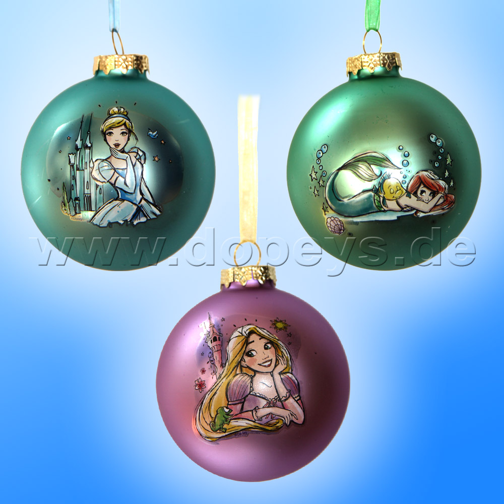 Kurt S. Adler - Princess "Ariel" Christmas Bauble green DN01005-C