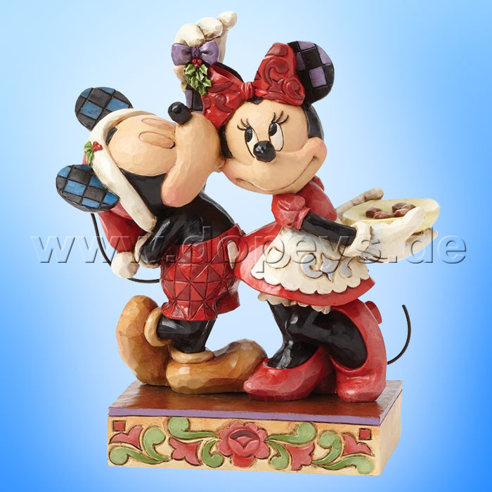 Disney Traditions / Jim Shore figurine from Enesco "Under the Mistletoe (Mickey and Minnie Mistletoe)" 4039039.