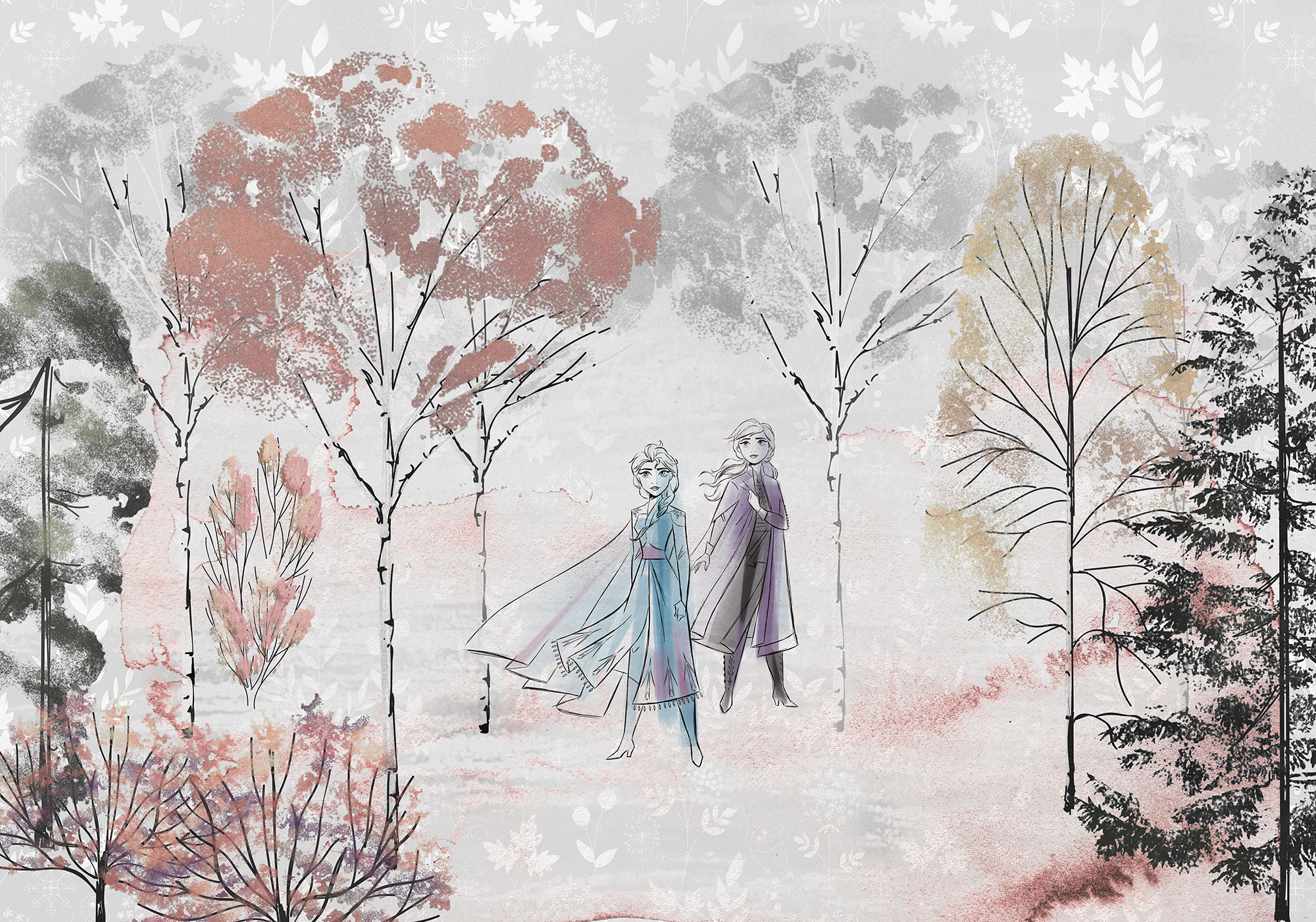 Disney Vlies Fototapete Die Eiskönigin "Frozen Natural Spirit"