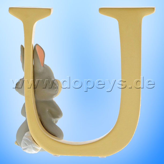 Enchanting Disney Collection - Letter "U" - Thumper figurine by Enesco A29566