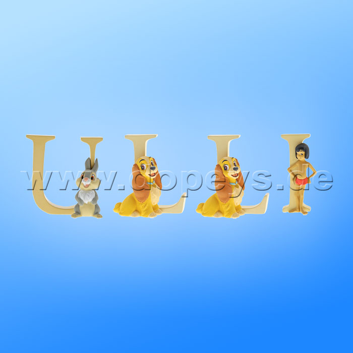 Enchanting Disney Collection - Letter "U" - Thumper figurine by Enesco A29566