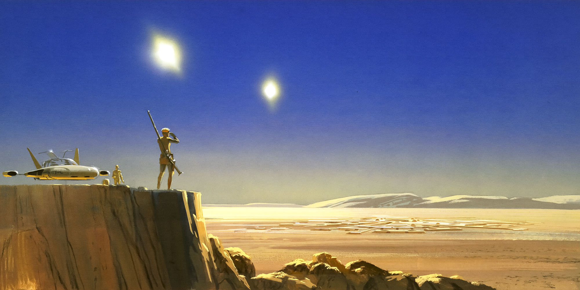 Star Wars Vlies Fototapete "Star Wars Classic RMQ Mos Eisley Edge"