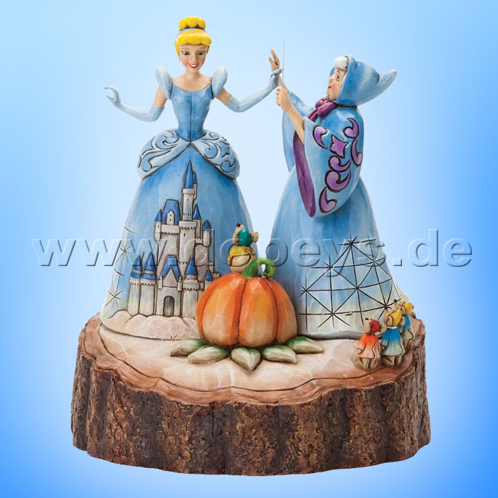 Disney Traditions / Jim Shore Figur von Enesco "Magical Transformation (Cinderella Baumstamm)" 4037503.