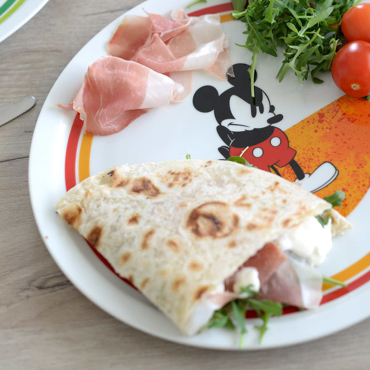 Disney Pizzateller / Servierplatte / Tortenplatte "Orange" Mickey I Am, im italienischen Design PWM37AM-5A