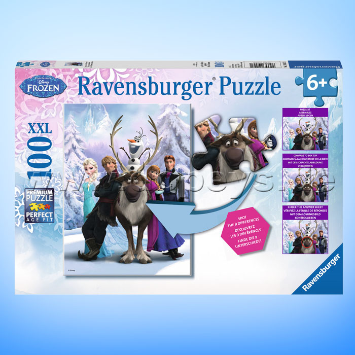 Disney Puzzle Die Eiskönigin "Eisige Unterschiede" von Ravensburger 10557