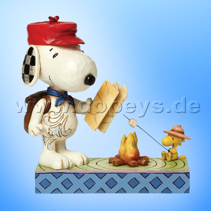 Peanuts / Jim Shore figurine from Enesco "Campfire Friends (Snoopy and Woodstock)" 4049414.