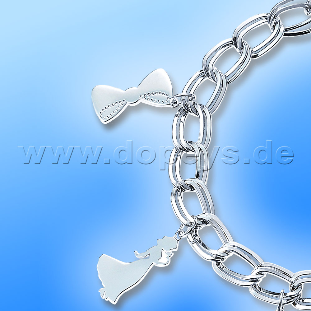 Disney Charm Armband - Schneewittchen (Princess) in Weißgold von Couture Kingdom 12100161