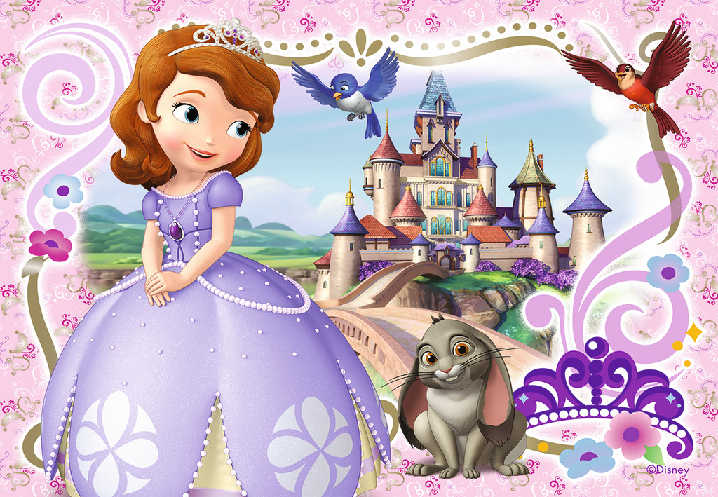 Disney Puzzles Sofia, die Erste "Sofias königliche Abenteuer" von Ravensburger 09086
