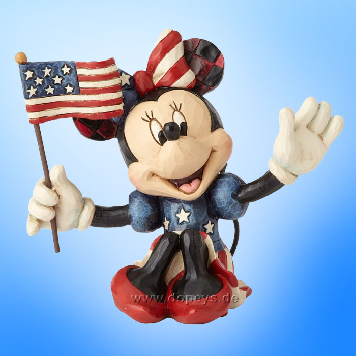 Disney Traditions - Mini Patriotic Minnie figurine by Jim Shore 4056744