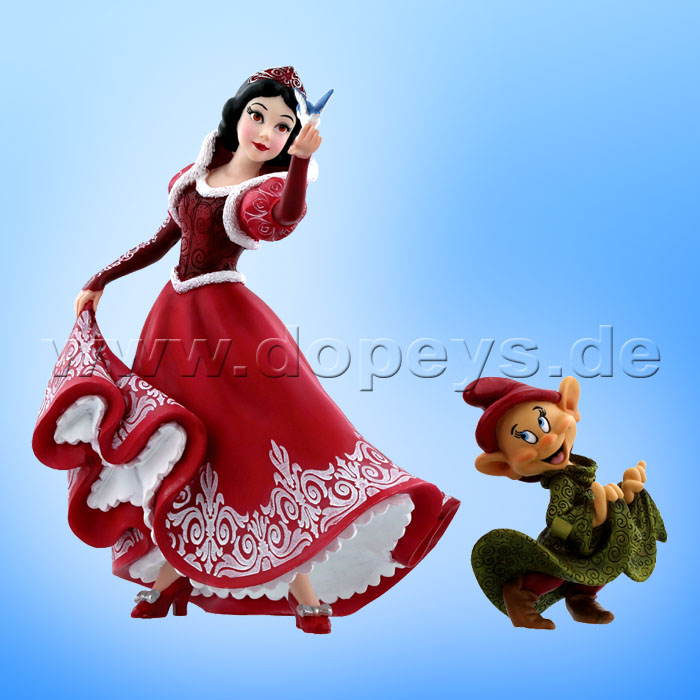 Disney Showcase Collection von Enesco "Weihnachts-Schneewittchen und Seppl" Figur Set 4058287 Haute Couture