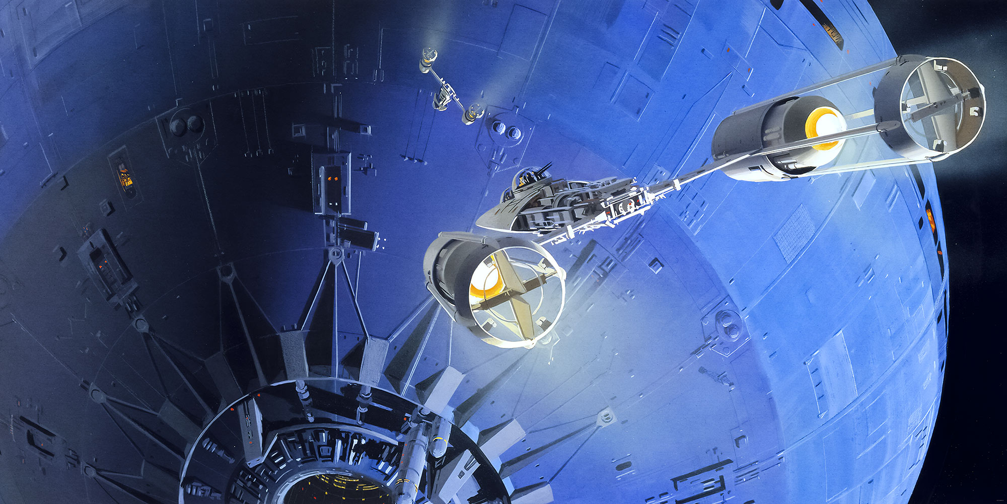 Star Wars Vlies Fototapete "Star Wars Classic RMQ Death Star Assault"