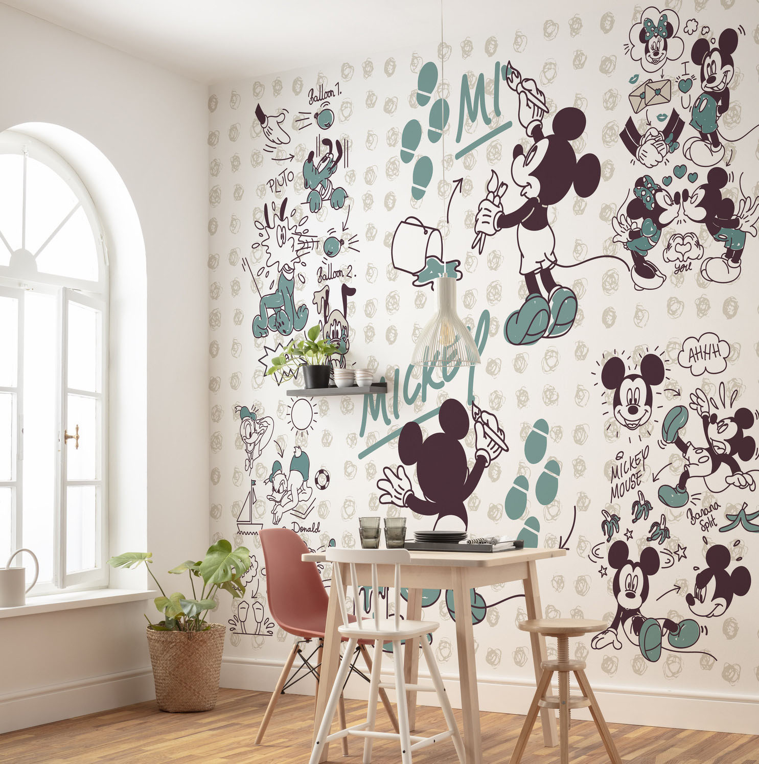 Disney Vlies Fototapete Mickey Maus "Mickey and Friends"
