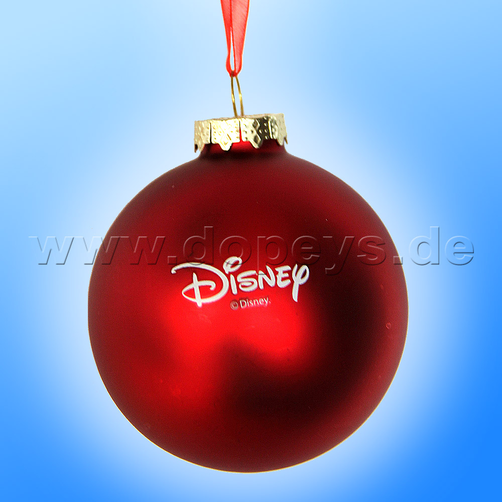 Kurt S. Adler - "Baby Mickey with Santa Hat" Disney Christmas Bauble red DN02005-E