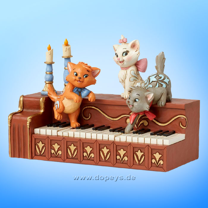 Disney Traditions Figur - Aristocats Kätzchen am Klavier (Paws at Play) von Jim Shore 6016349