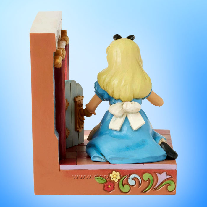 Disney Traditions Figur - Alice im Wunderland an beleuchteter Tür (Curioser and Curiouser) von Jim Shore 6016902