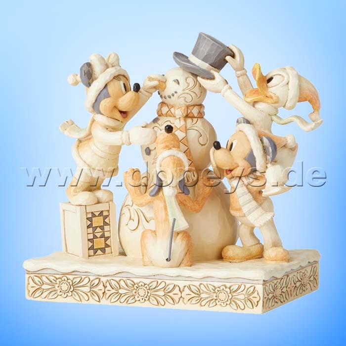 Frosty Friendship (Mickey & Freunde White Woodland) Figur von Disney Traditions / Jim Shore - Enesco 6002828