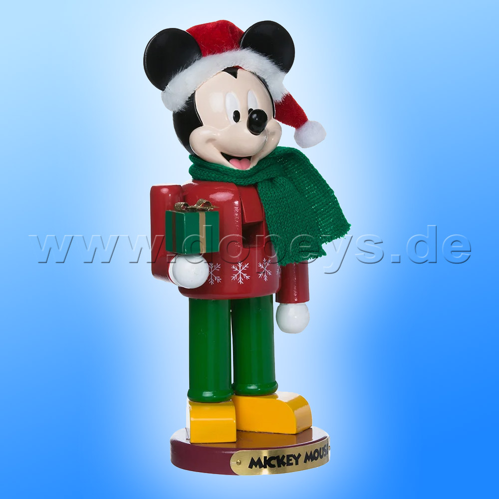 Kurt S. Adler - Disney Nutcracker "Mickey Mouse" With Present DN6171L