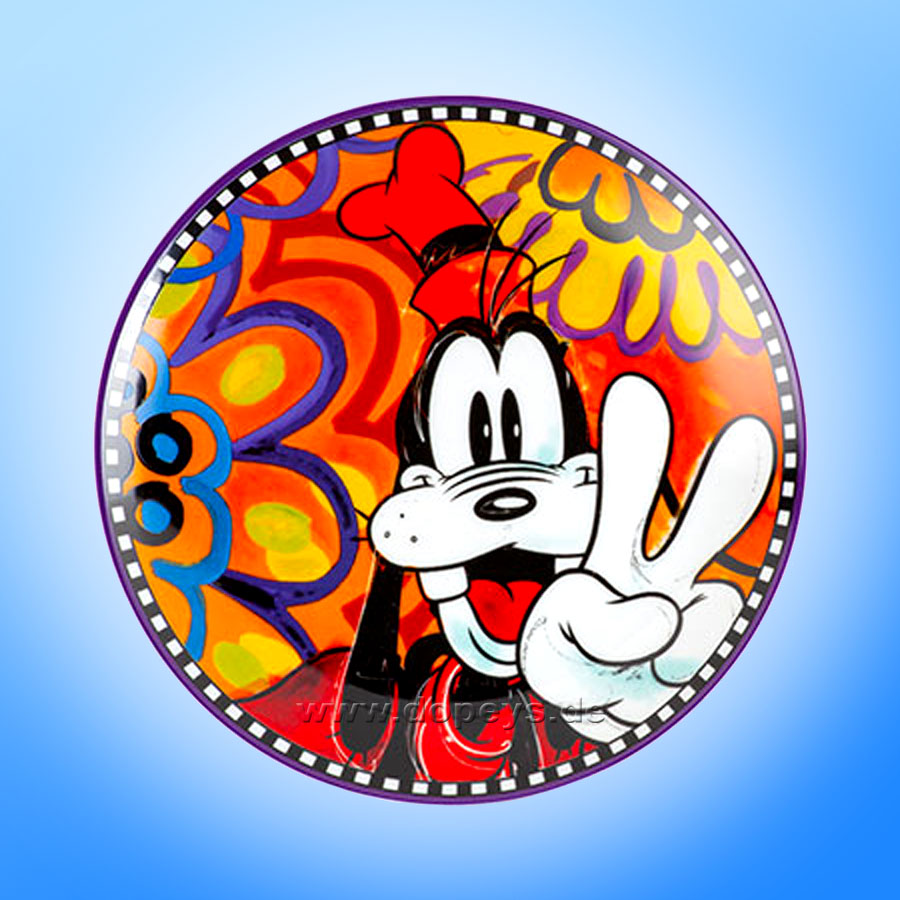 Disney Dessert-Teller / Kuchenteller "Mickey & Freunde" Forever & Ever 6 Stück im Set im italienischen Design 103008