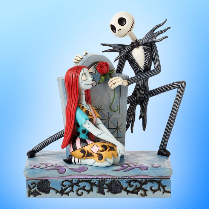Disney Traditions Figur - Jack & Sally an einem Grabstein (A Grave Affair) von Jim Shore 6016594