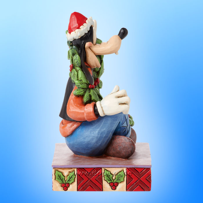 Disney Traditions Figur - Weihnachts-Goofy mit Mistelzweig (A Goofy Christmas) von Jim Shore 6015011