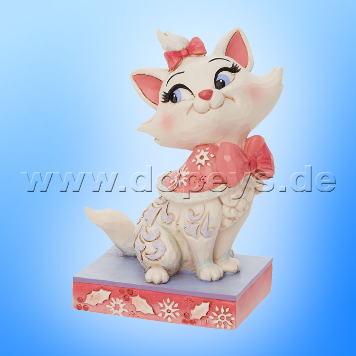 Disney Traditions - Purrfect Kitty (Weihnachts-Marie Personality Pose) von Jim Shore 6010875