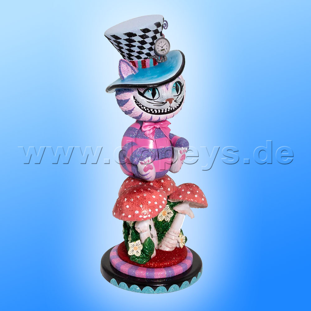 Kurt S. Adler - Disney Nussknacker Alice im Wunderland "Grinsekatze" Hollywood HA0573
