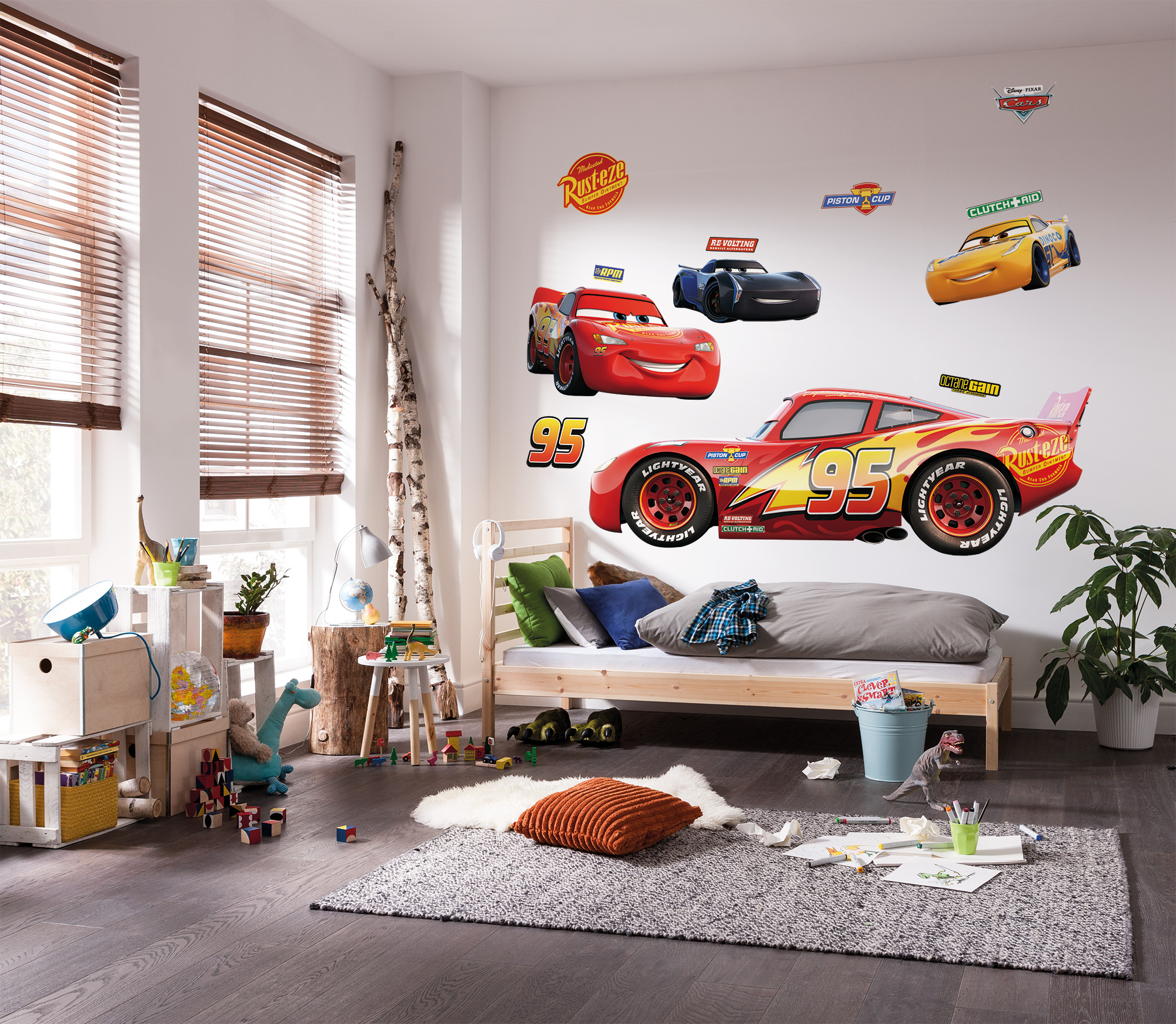 Disney Vlies Fototapete selbstklebend Cars "Cars XXL" 127cm x 200cm