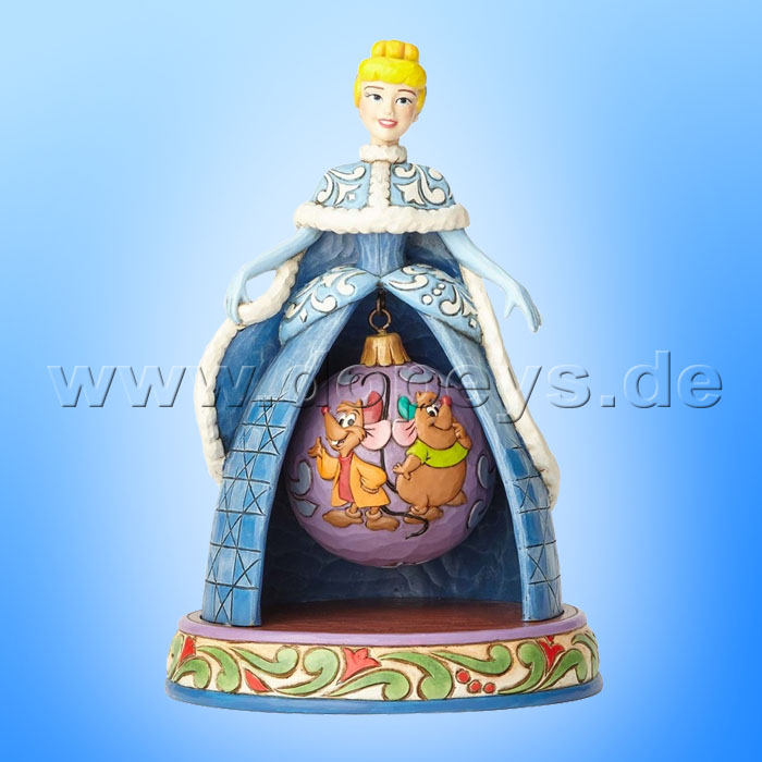 Disney Traditions / Jim Shore Figur von Enesco "Tidings Of Friendship (Weihnachts Cinderella)" 4057945.