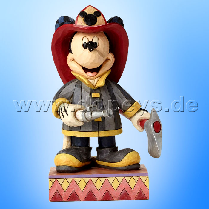 Disney Traditions / Jim Shore Figur von Enesco. "To The Rescue (Feuerwehrmann Mickey)" 4049632.