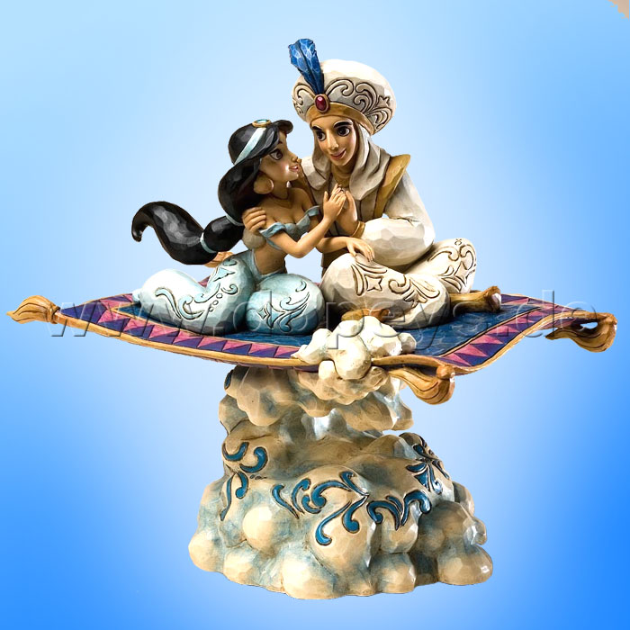 Disney Traditions / Jim Shore figurine from Enesco "Magic Carpet Ride (Aladdin & Jasmine Musical Figurine)" 4020804.