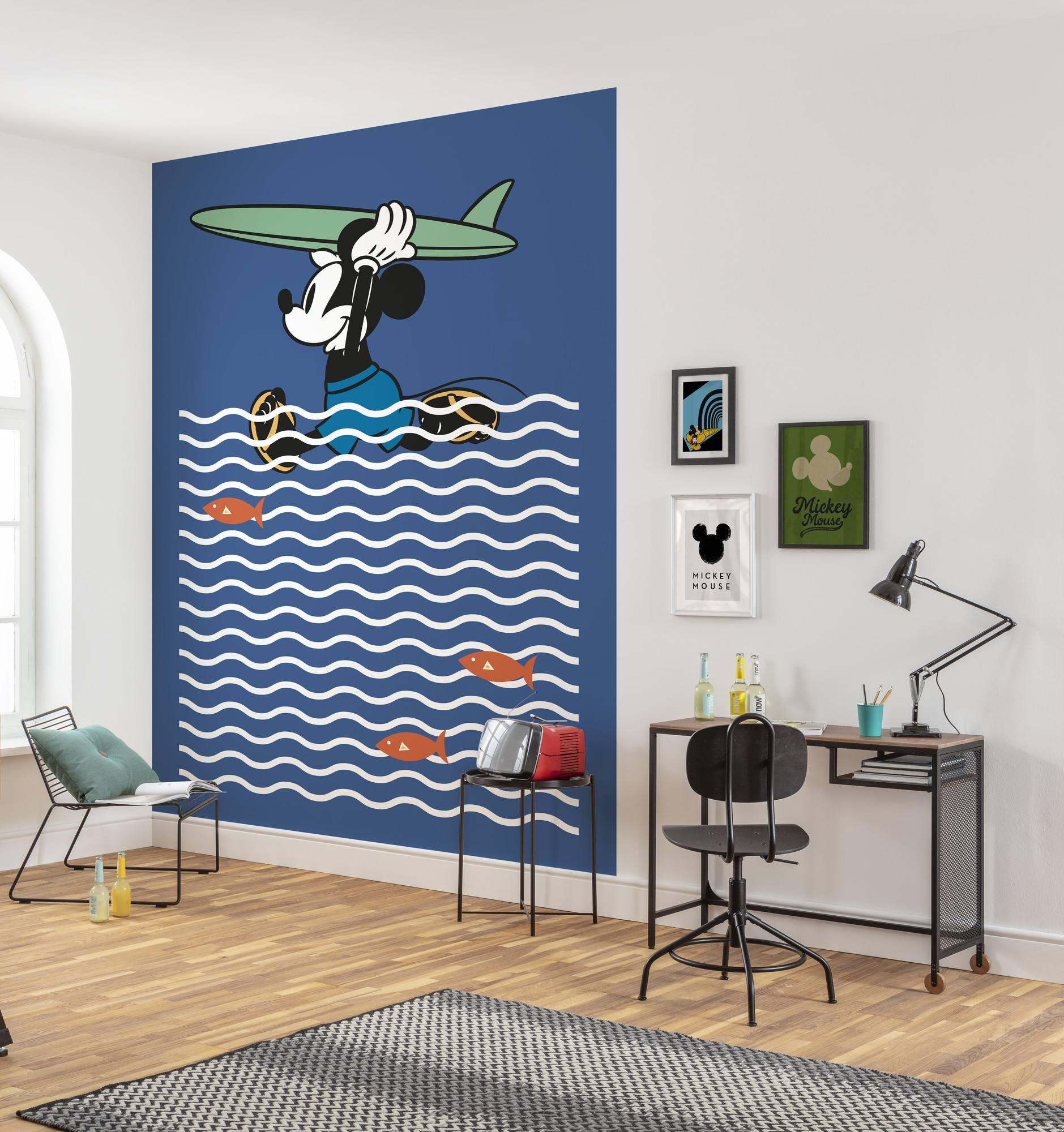 Disney Vlies Fototapete Mickey Maus "Mickey Gone Surfin'"
